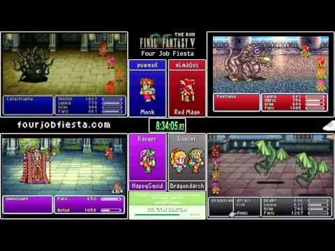 Final Fantasy V Four Job Fiesta 2015 Opening Race - Part 2