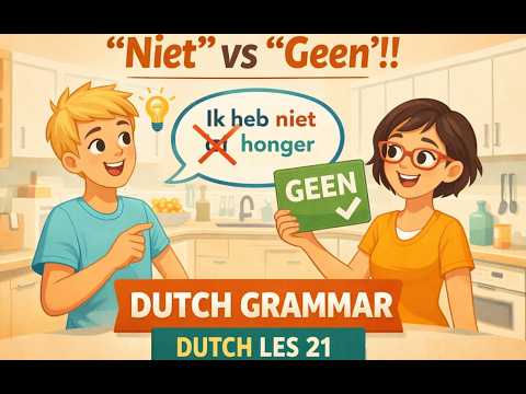 #21 "Niet" vs "Geen"! π | The Biggest Dutch Grammar Mistake (A1) #podcast #learning #dutch