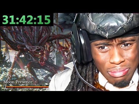 I streamed Bloodborne until I beat it...