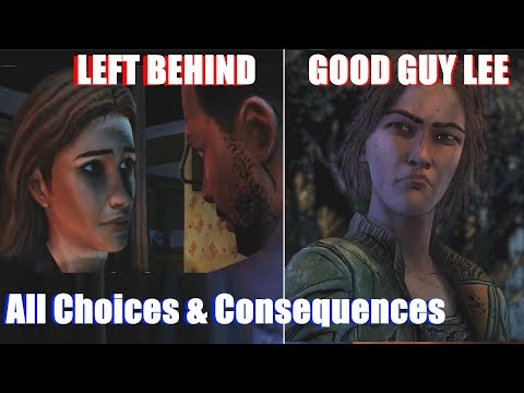 Lee Left Lilly Behind vs Stayed with Group S1 Outcomes - The Walking Dead Final Season