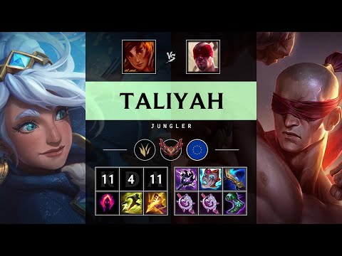 Taliyah Jungle vs Lee Sin - EUW Grandmaster Patch 25.14