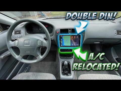Install a Double Din Radio into a 96-98 Honda Civic & Climate Control Relocation /// ULTIMATE GUIDE