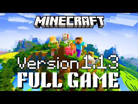 Minecraft 1.13 Full Game Walkthrough | The Aquatic Update (No Commentary)