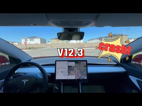 Tesla FSD V12.3 almost causes me an accident…