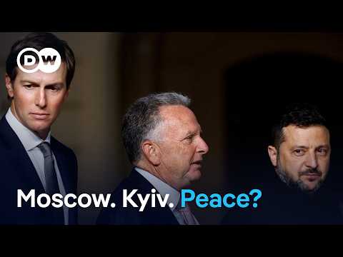 US envoys Kushner, Witkoff seek momentum for Ukraine peace talks | DW News