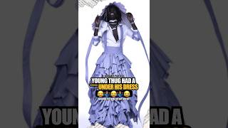 Young Thug had the strap on under his dress 😂🤷🏽‍♂️💯 #youngthug #hiphop #rap