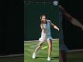 The Princess of Wales hits a winner against Roger Federer ? #shorts