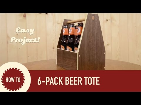 How to Make a Beer Tote/Caddy Video