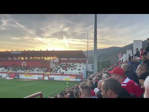 Босния и Герцеговина, Мостар. На матче «Вележ» Мостар - «Борац» Баня Лука ч.1