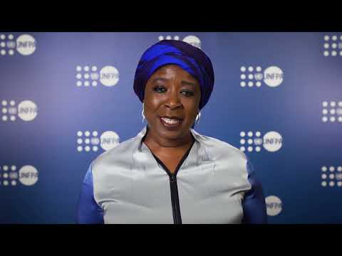 UNFPA Deputy Executive Director Ms. Diene Keita at the conference on Resilient Pakistan July 2023