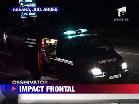 Accident ucigas pe DN 65 7 IANUARIE 2012
