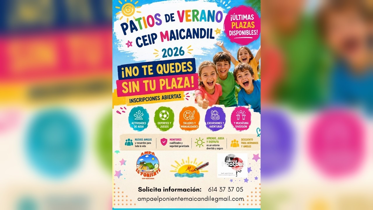 Patios de verano del CEIP Maicandil Patios de verano del CEIP Maicandil