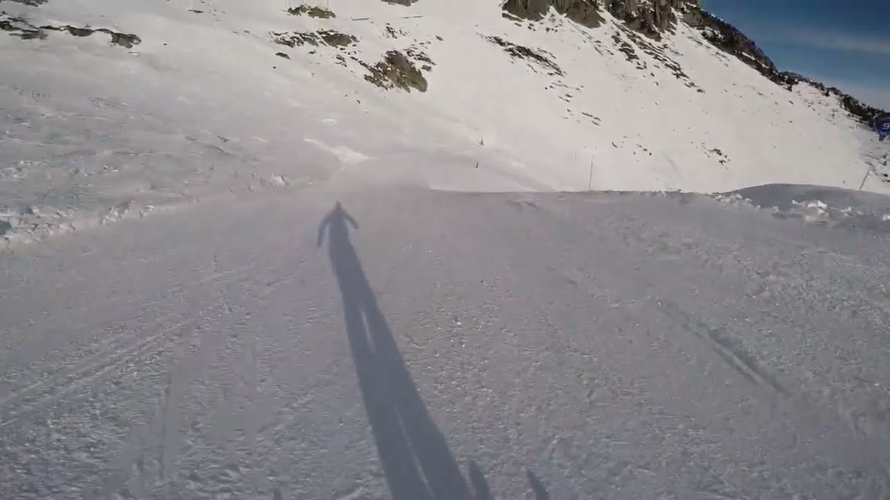Flégère ski area — Retour Flégère blue run, Chamonix
