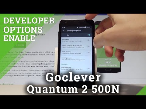 Goclever Quantum 2 500N Developer Options / Enable OEM Unlock & USB Debugging