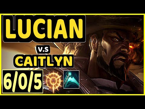 DOUBLELIFT (LUCIAN) vs CAITLYN - 6/0/5 KDA BOTTOM ADC GAMEPLAY - NA Ranked DIAMOND