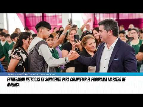 Completaron la entrega de 30.000 computadoras en Sarmiento y 9 de Julio