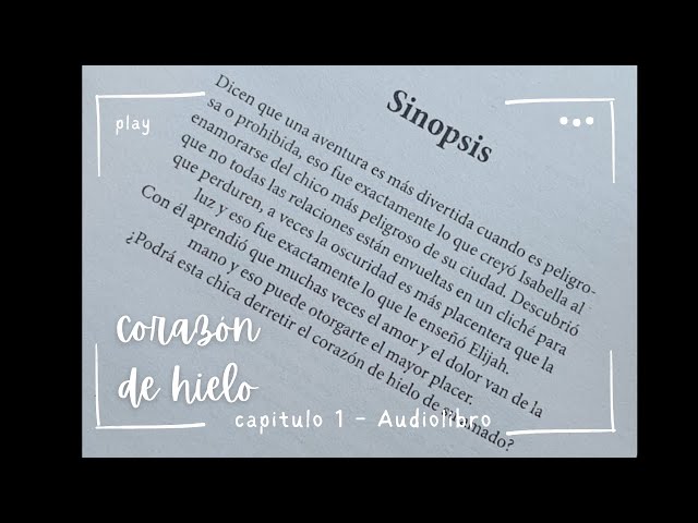 Vídeo relacionado con Corazón de Hielo (Alma y corazón: 1)