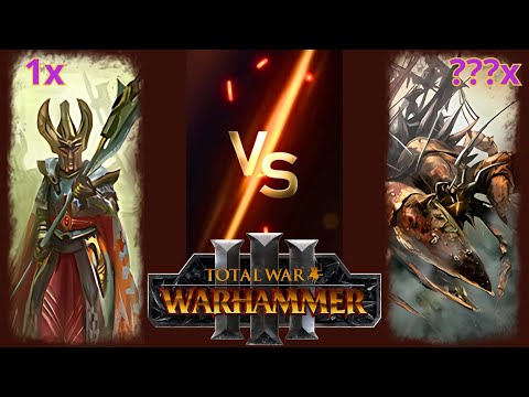 How Many Rotting Leviathans Are Needed to Beat 1 Phoenix Guard 1by1 in Total War: Warhammer 3?