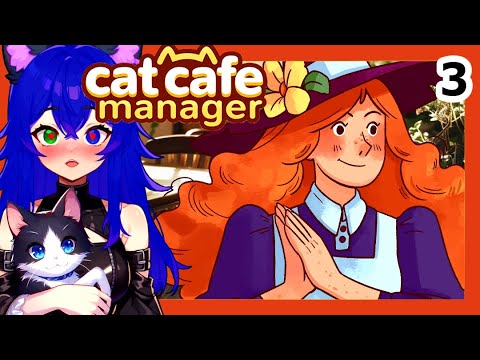 Die Gruselige Hexen Geschichte: : Mitternachtskatze und Magie! Cat Cafe Manager Gameplay Deutsch