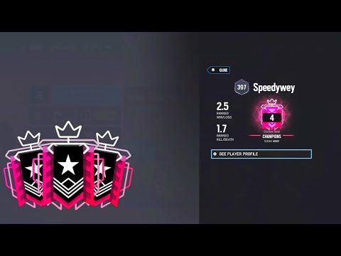 WHAT A REAL CONSOLE CHAMPION LOOKS LIKE : Ranked Highlights - Rainbow Six Siege Champion