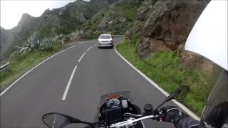 preview picture of video 'Tenerife 2014 Moto Adventures - TF-12 from Taganana to San Andres'