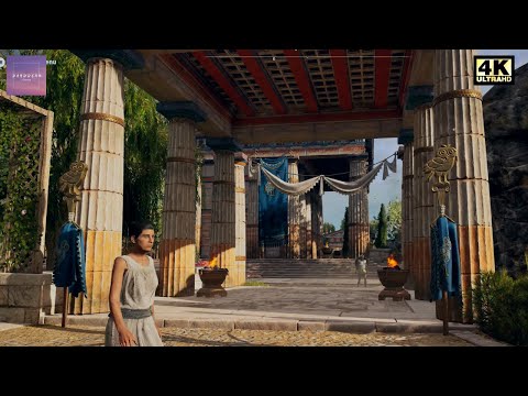 Walking in the Ancient Greece - Epidauros [ Assassin's Creed: Odyssey - Relaxing - 4K Ultra ]