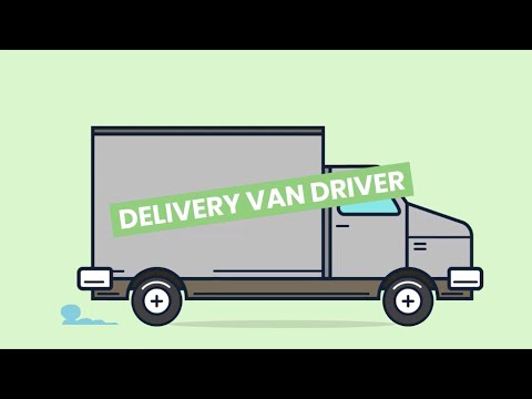Delivery van driver video 2