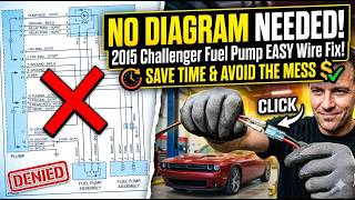 Dodge ChargerChallenger300 Fuel Pump Connector Wiring | EASY Plain English-No Diagram Needed