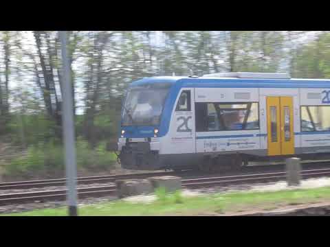 Ausfahrt der Freiberger Eisenbahn aus Berthelsdorf nach Freiberg