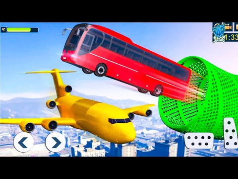 Impossible Bus Stunt Driving 2023 - Mega Ramp Racing Driving Simulator - Android GamePlay