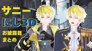 共通衣装あり！かわいい？かっこいい？面白い？全部乗せなサニーにじ3Dお披露目まとめ【にじさんじEN切り抜き/サニー・ブリスコー】