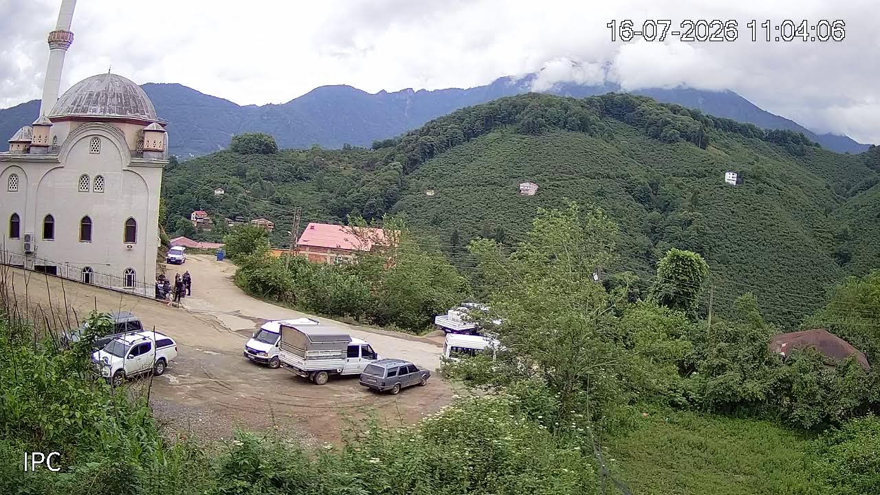 Live webcam view of Okçu Village Mosque View