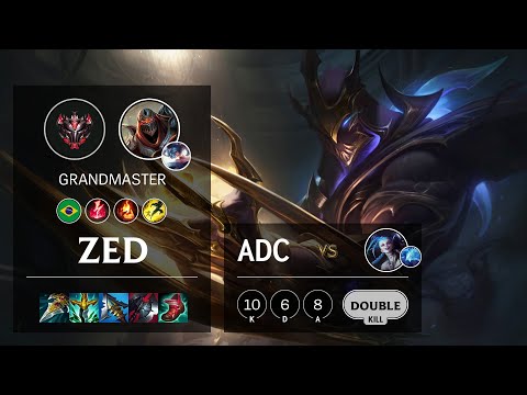 Zed ADC vs Jinx - BR Grandmaster Patch 11.24