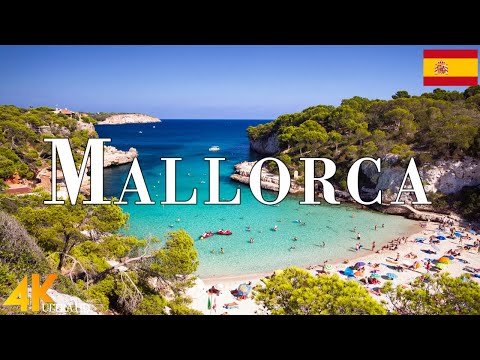 FLYING OVER MALLORCA (4K UHD) - Relaxing Music Along With Beautiful Nature Videos - 4k ULTRA HD