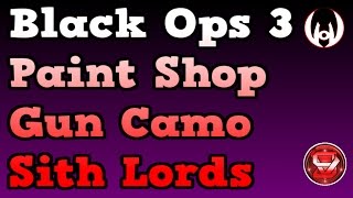 #BlackOps3 Paint Shop Gun Camo - Sith Lords (Star Wars)