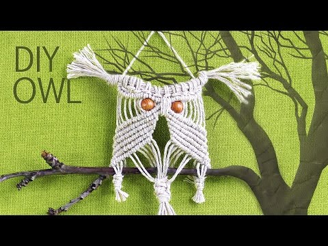 DIY Macrame Wall Hanging Leaves with Flower