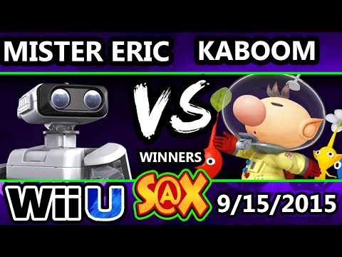 S@X 115 - Mister Eric (rob) VS kaboom (Olimar) - SSB4 Tournament - Smash Wii U - Smash 4