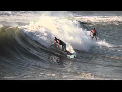 Surfing - Longboard broke in half! | MicBergsma