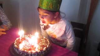 Cumpleaños en casa con la familia