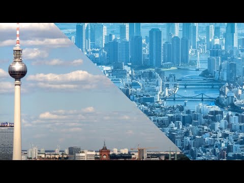 Beautiful place in the Tokyo Japan and Berlin Germany 2023