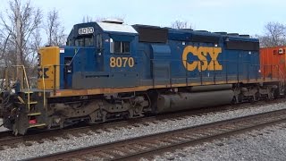 preview picture of video 'CSX In Hanover, Maryland'