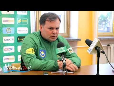Konferencja prasowa po meczu Siarka Tarnobrzeg - Stal St. Wola, 10.05.2014