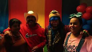 Payaso Pikorete y Muñequita Pompita Celebrando los 3 añitos de Luigi en Jacksonville Fl Review Testi