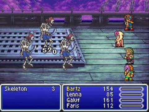 Final Fantasy V Advance gameplay movie
