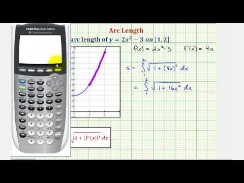 Ex: Find the Arc Length of a Quadratic Function