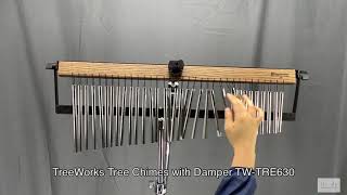 Video thumbnail for TreeWorks Tree Chimes with Damper TW-TRE630 by bluemallet(ブルーマレット)