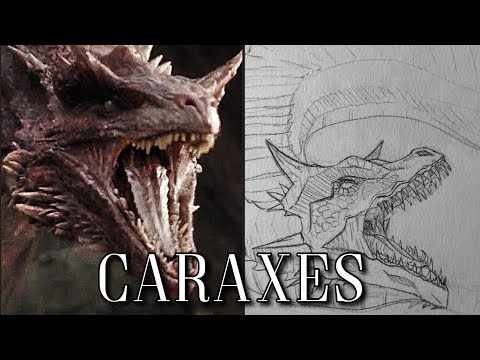 Art of Caraxes from House of the dragon