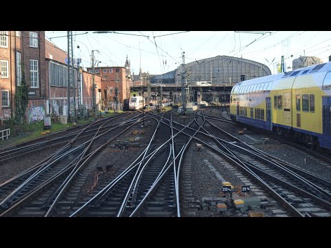 Maschen Rbf – Hamburg-Eidelstedt Gbf | Cab ride Germany | Führerstandsmitfahrt mit BR 185 [04.2023]