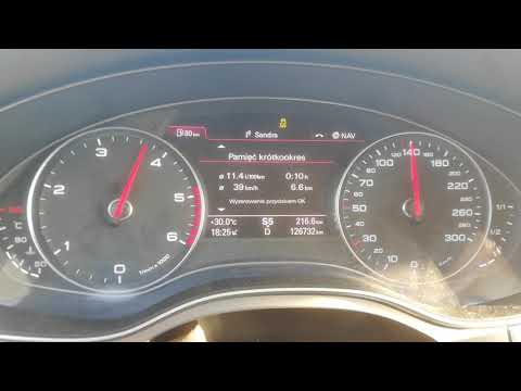 Audi A6 C7 3.0 TDI 204hp multitronic acceleration 100-200km/h