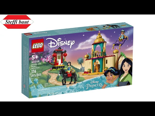 Vídeo relacionado con LEGO 43208 Disney Princesa Aventura de Jasmine y Mulán, Set de Juego con Mini Muñecas, Figuras de Caballo y Tigre de Juguete